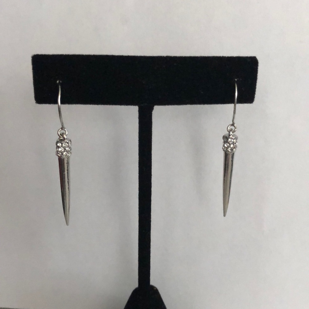 Sterling Silver Spike Earrings